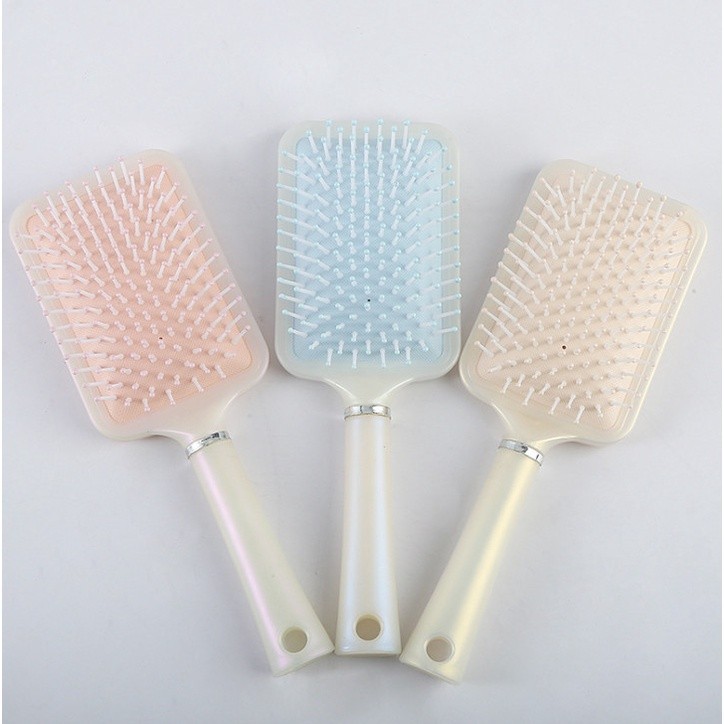 Lược Chải Tóc Massage Gỡ Rối Có Đệm Khí Màu Sắc Ánh Nhũ Lấp Lánh Siêu Đẹp A4832