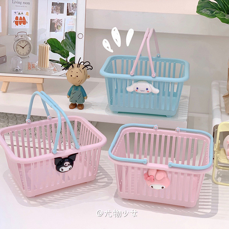 Giỏ Xách Đựng Đồ 2 Quai Mini Decor Giỏ Trang Trí Đựng Vật Dụng Cute A1661
