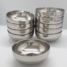 Bát Inox 2 Lớp Cách Nhiệt Chống Nóng, Bát ăn Cơm cho Trẻ em không lo rớt vỡ A4041
