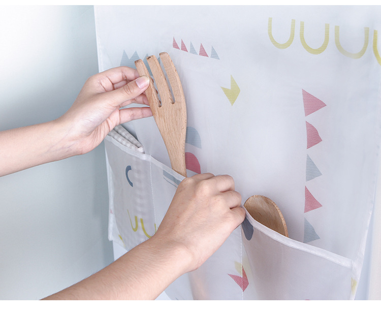 Tấm Phủ Tủ Lạnh Lò Vi Sóng Trùm Che Tủ Lạnh Chắn Bụi A4031