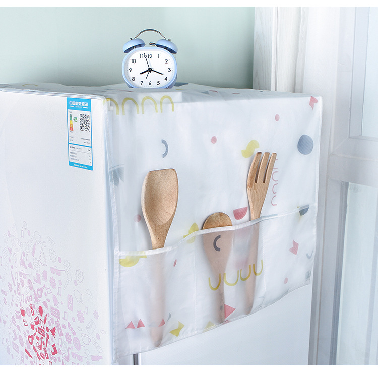 Tấm Phủ Tủ Lạnh Lò Vi Sóng Trùm Che Tủ Lạnh Chắn Bụi A4031