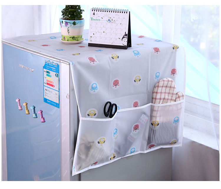 Tấm Phủ Tủ Lạnh Lò Vi Sóng Trùm Che Tủ Lạnh Chắn Bụi A4031