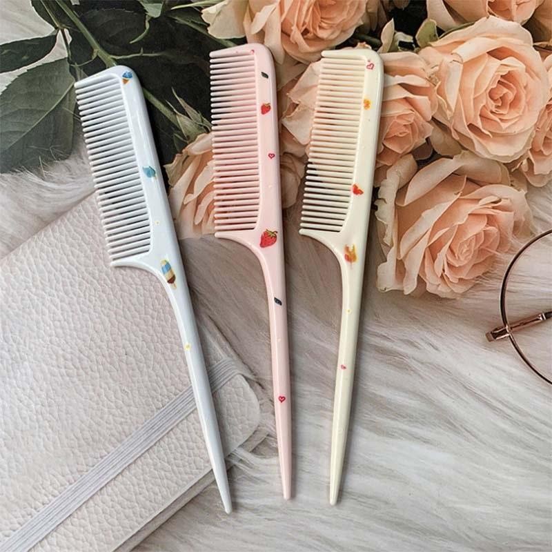 Set 2 Lược Chải Tóc Mini Bỏ Túi Tiện Dụng Dễ Thương Phụ Kiện Tóc Lược Gỡ Rối Hiệu Quả A4233