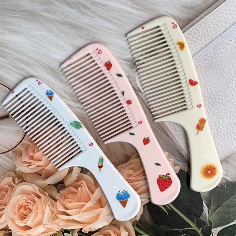 Set 2 Lược Chải Tóc Mini Bỏ Túi Tiện Dụng Dễ Thương Phụ Kiện Tóc Lược Gỡ Rối Hiệu Quả A4233