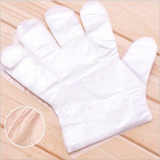 Bịch 100 Gram Găng Tay PE trong suốt dùng 1 lần, găng tay nấu ăn, bao tay dọn dẹp vệ sinh siêu dai A5331