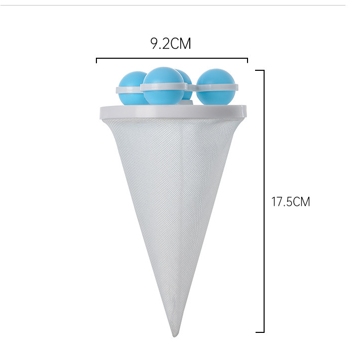 Phao Lọc Cặn Máy Giặt 4 Phao Tròn Túi Lọc Lốc Xoáy A0541