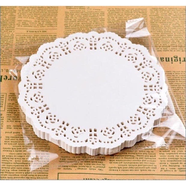 Sét 140 Tờ Giấy Nến 21.5CM Lót Thấm Dầu Ăn Lót Bánh, Giấy Nến Đục Lỗ Thấm Dầu Nỡ Nồi Chiên A4161