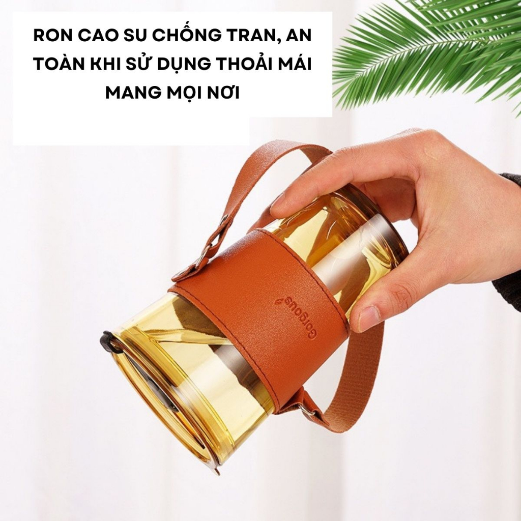 Cốc Thủy Tinh GorGous Quai Xách 450ml K252