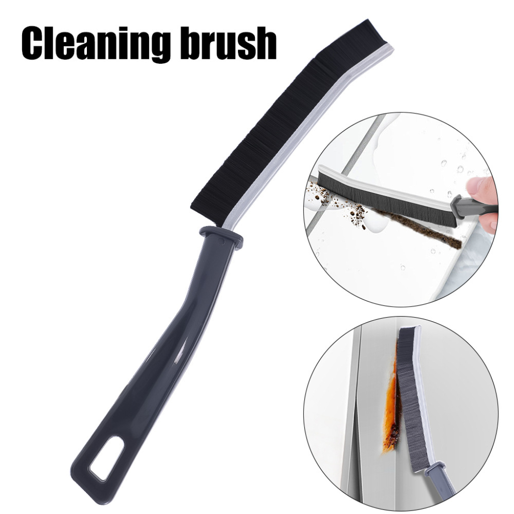 Bàn Chải Vệ Sinh Khe Hở Góc Chết Nhà Tắm Nhà Bếp, Cọ Vệ Sinh Khe Cửa Góc Rãnh A2541 - Cán Kim Loại