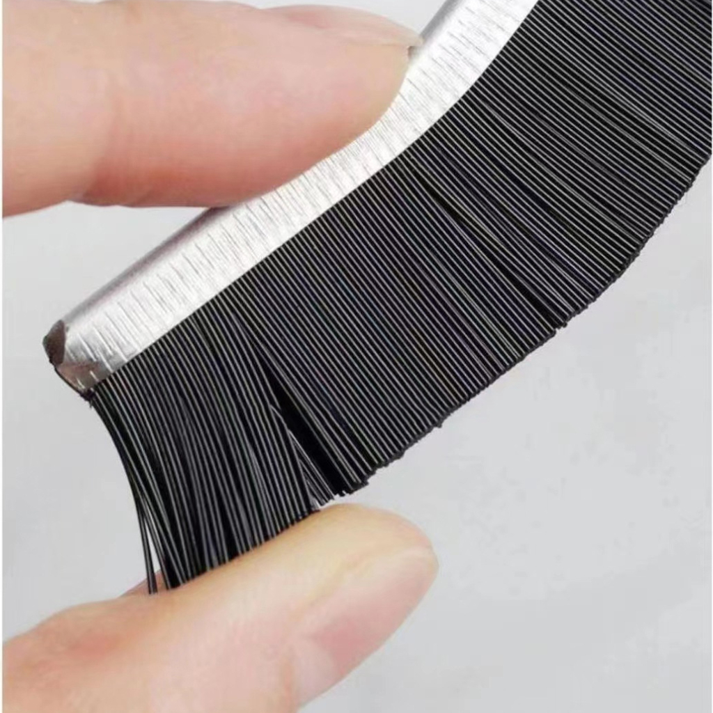 Bàn Chải Vệ Sinh Khe Hở Góc Chết Nhà Tắm Nhà Bếp, Cọ Vệ Sinh Khe Cửa Góc Rãnh A2541 - Cán Kim Loại