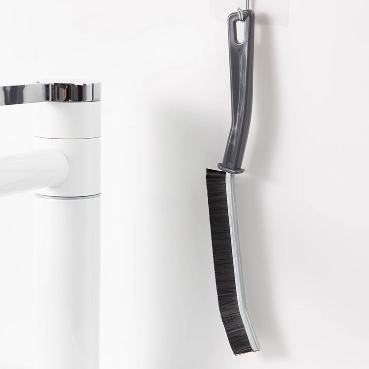 Bàn Chải Vệ Sinh Khe Hở Góc Chết Nhà Tắm Nhà Bếp, Cọ Vệ Sinh Khe Cửa Góc Rãnh A2541 - Cán Kim Loại