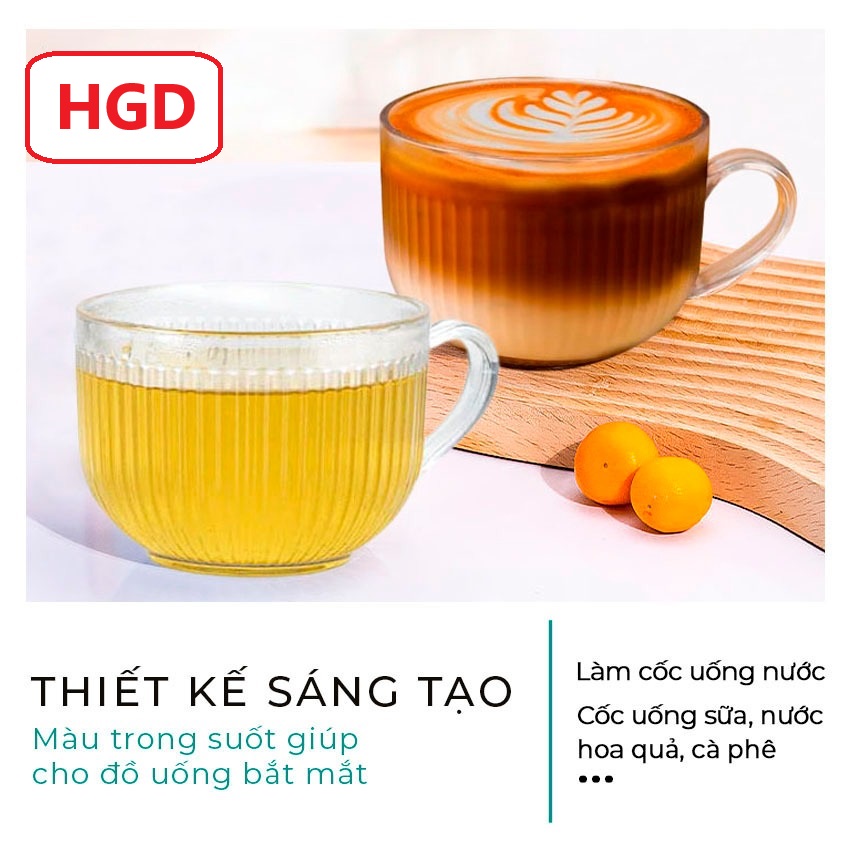 Cốc Nhựa Bầu Tăm Có Quai Cầm Hokori 400ml (6391) A1454