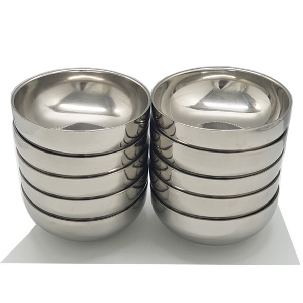 Bát Inox 2 Lớp Cách Nhiệt Chống Nóng, Bát ăn Cơm cho Trẻ em không lo rớt vỡ A4041