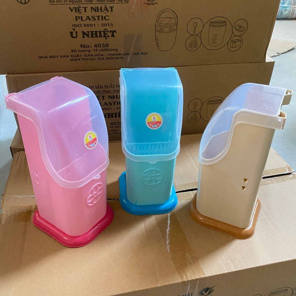Ống Đựng Muỗng Đũa Có Nắp Việt Nhật, Hộp Đựng Muỗng Đũa Nĩa Để Bàn Ăn Quán Ăn Nhà Hàng (2715) A3671