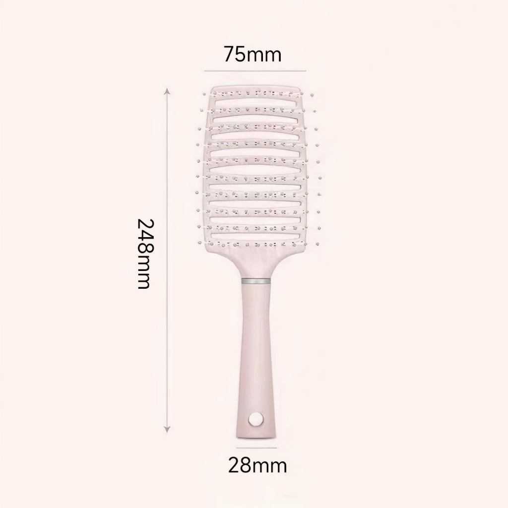 Lược Bán Nguyệt Tạo Kiểu Tóc Chải Bồng Xoăn Tóc đệm khí Massage Da đầu A2223