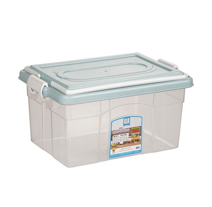 Hộp Lạnh Đựng Thực Phẩm 2 Quai Xách Việt Nhật (6521-3) Đựng Trái Cây Rau Củ Hộp Lớn A1873