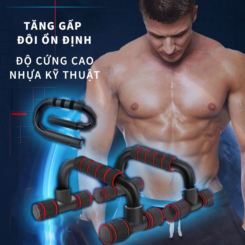 Dụng Cụ Hít Đất Chữ U- Bộ chống đẩy hít đất tại nhà A1633