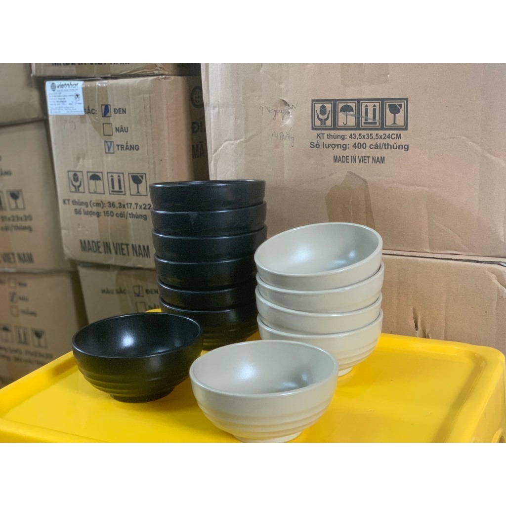 Bát Cơm Thái (6830) Việt Nhật Nhựa Phíp Chịu nhiệt, Chén Ăn Cơm Gia Đình A1431