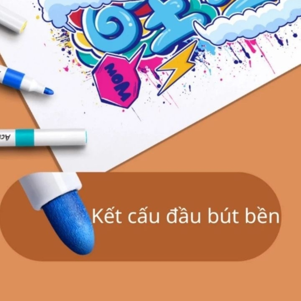 Bộ 60 Bút màu Acrylic Marker Thỏa Sức Đam Mê Vẽ Nghệ Thuật A2522