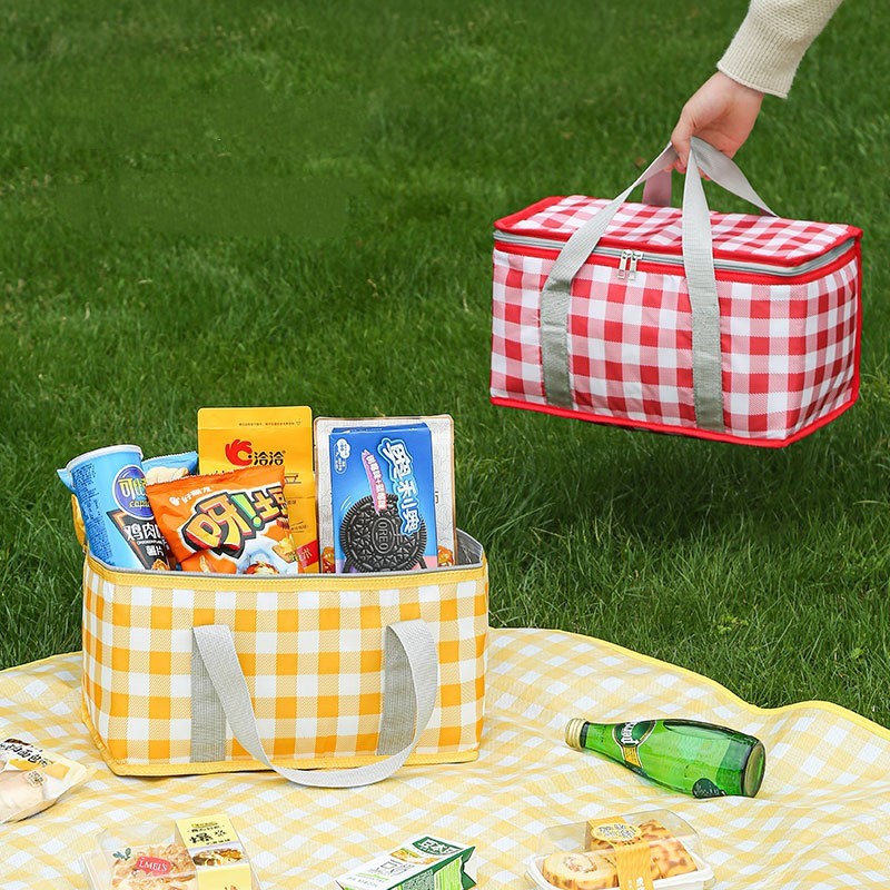 Túi Dã Ngoại Giữ Nhiệt Tráng Bạc Đựng Thực Phẩm Lạnh, Đồ Picnic Du Lịch Tiện Lợi A5032