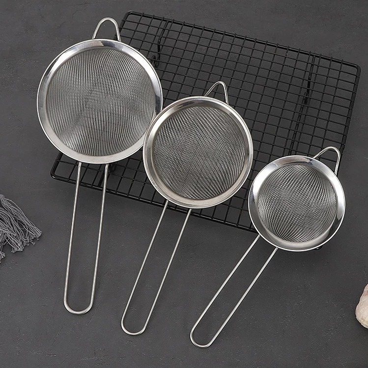 [ SIZE10CM ] Ray lọc bột, Ray lọc cháo, Lọc nước trái cây, vợt lọc trà bằng inox 10CM A5023