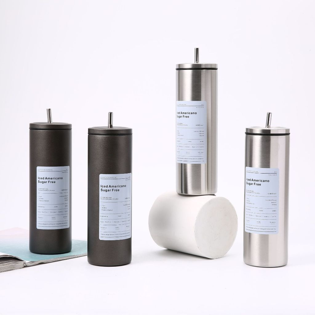 Ly giữ nhiệt Americano 600ML Bình giữ nhiệt cao cấp inox 304 A2733
