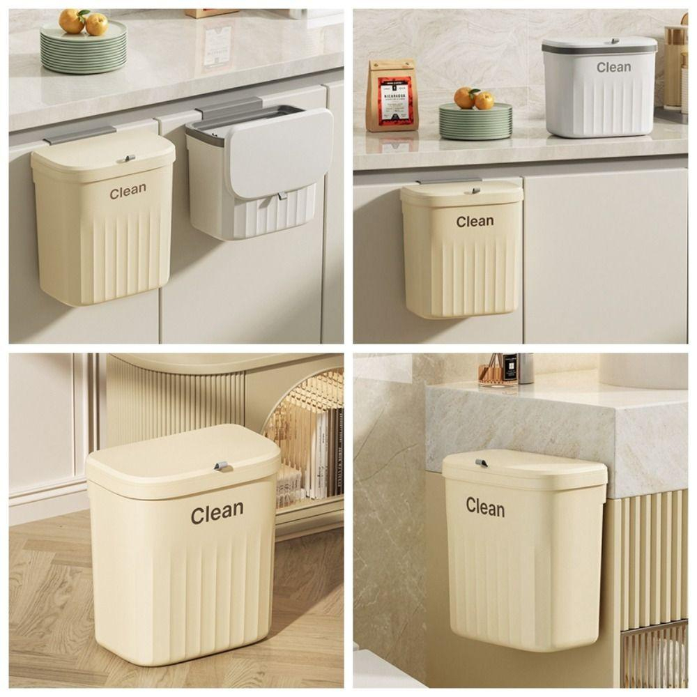 Thùng Đựng Rác Thông Minh Lắp Cánh Tủ 12L Tiện lợi Gọn Gàng A0652