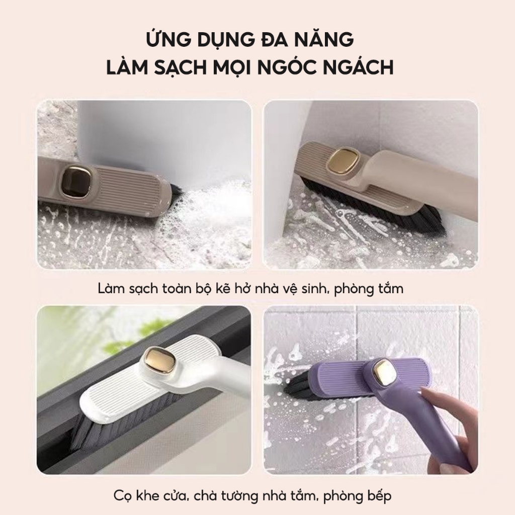 Chổi Vệ Sinh Khe Hở Góc Chết Loại Mới Xoay 360 Độ Vệ Sinh Phòng Tắm Cạnh Cửa A3121