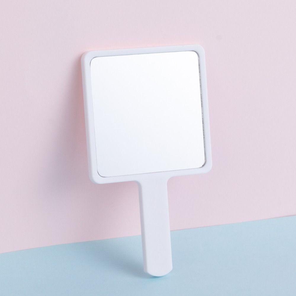 Gương Trang Điểm Cầm Tay Mini Nhỏ Gọn Bỏ Túi tiện lợi màu trơn mang du lịch A4821
