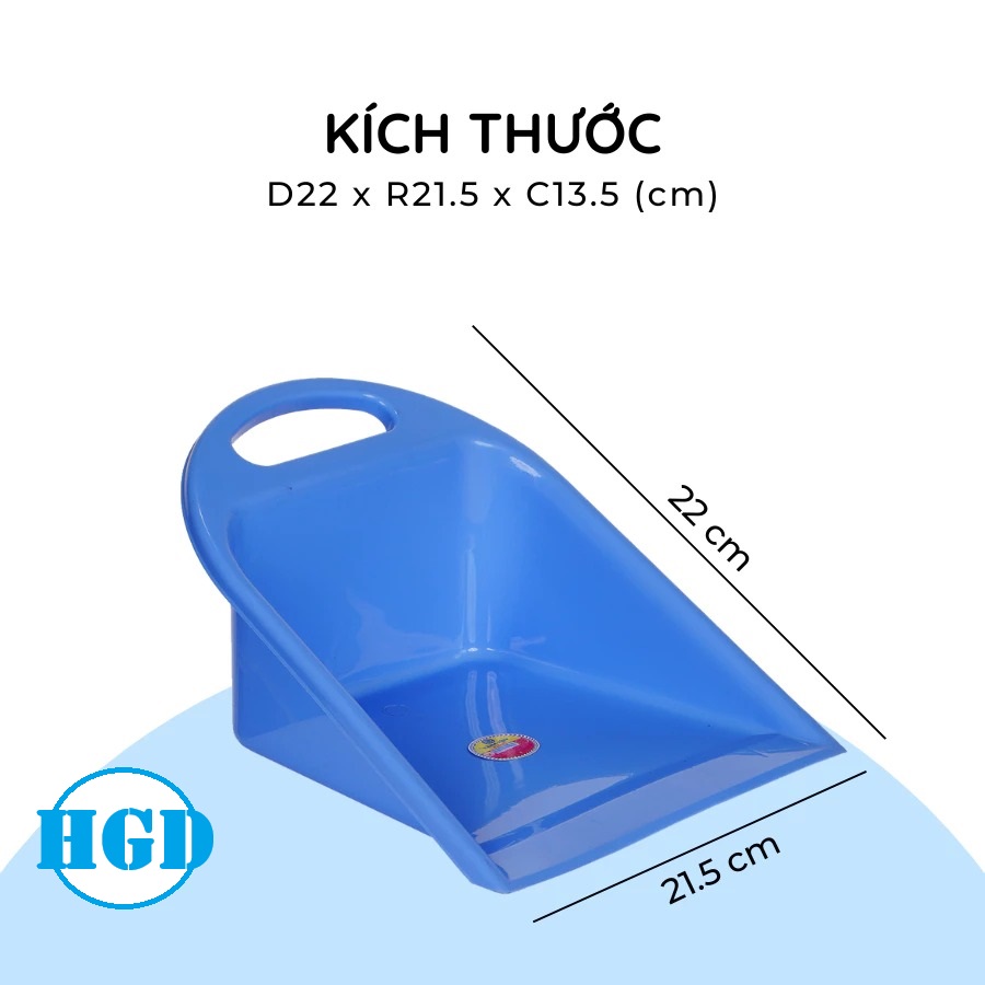 Dụng Cụ Hót Rác Nhựa Việt Nhật Plastic, Xẻng Xúc Rác, Xẻng Tầu Vệ sinh Nhà Cửa (5823) A5631