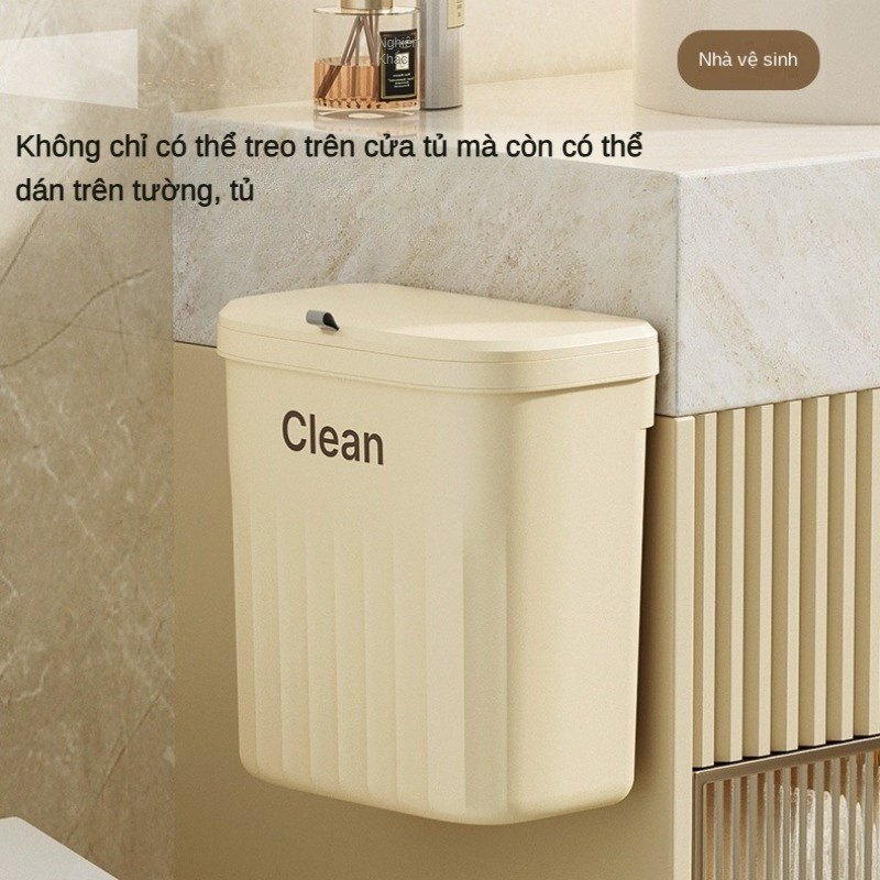 Thùng Đựng Rác Thông Minh Lắp Cánh Tủ 12L Tiện lợi Gọn Gàng A0652
