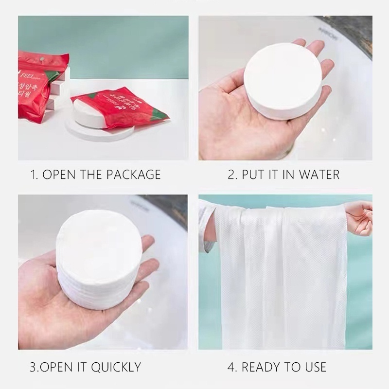 Khăn Tắm Nén Du Lịch 140 x 70CM Chất Liệu Cotton Tiện Lợi Nhỏ Gọn A2514