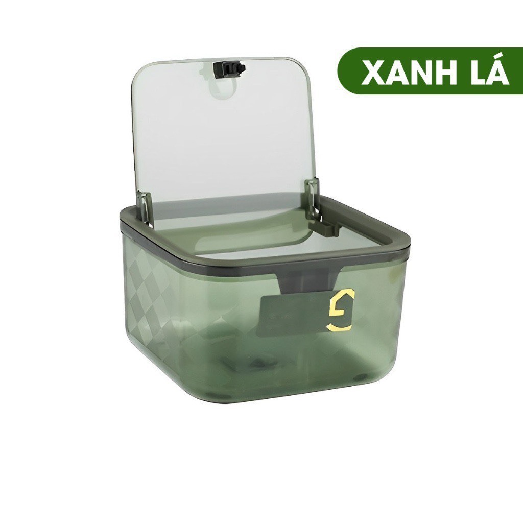 Hộp Đựng Rác Mini Để Bàn Nắp Bật Tiện Lợi A3562