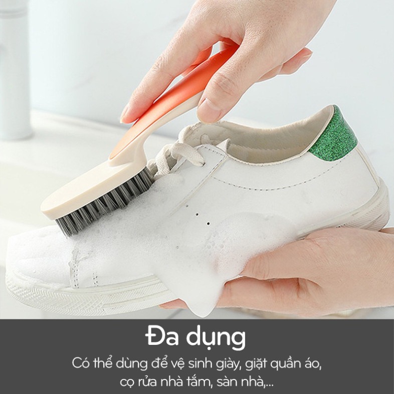 Bàn chải chà giày có tay cầm chắc chắn bàn chải giặt đô đánh bay vết bẩn A0411