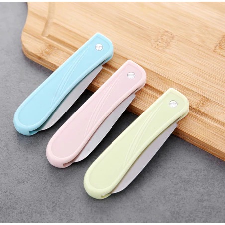 Dao gập mini gọt hoa quả cầm tay dao gấp đa năng gọt vỏ trái cây dao nhà bếp nhỏ A1236