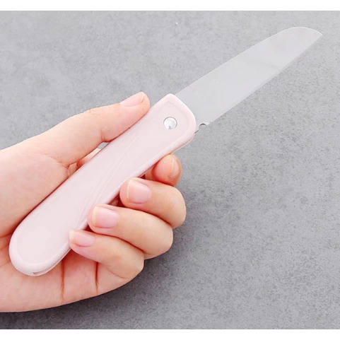 Dao gập mini gọt hoa quả cầm tay dao gấp đa năng gọt vỏ trái cây dao nhà bếp nhỏ A1236