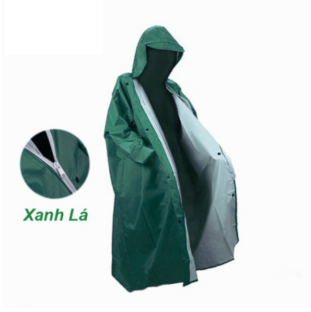 Áo Mưa Da Cá Dây Kéo Khóa AM02