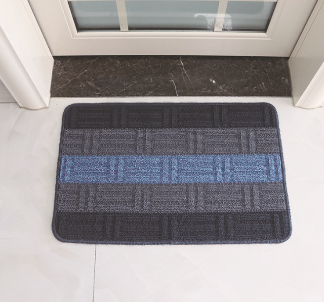 Thảm Lau Chân Kẻ Sọc Siêu Thấm Nước Chống Trượt 40x60CM A1771