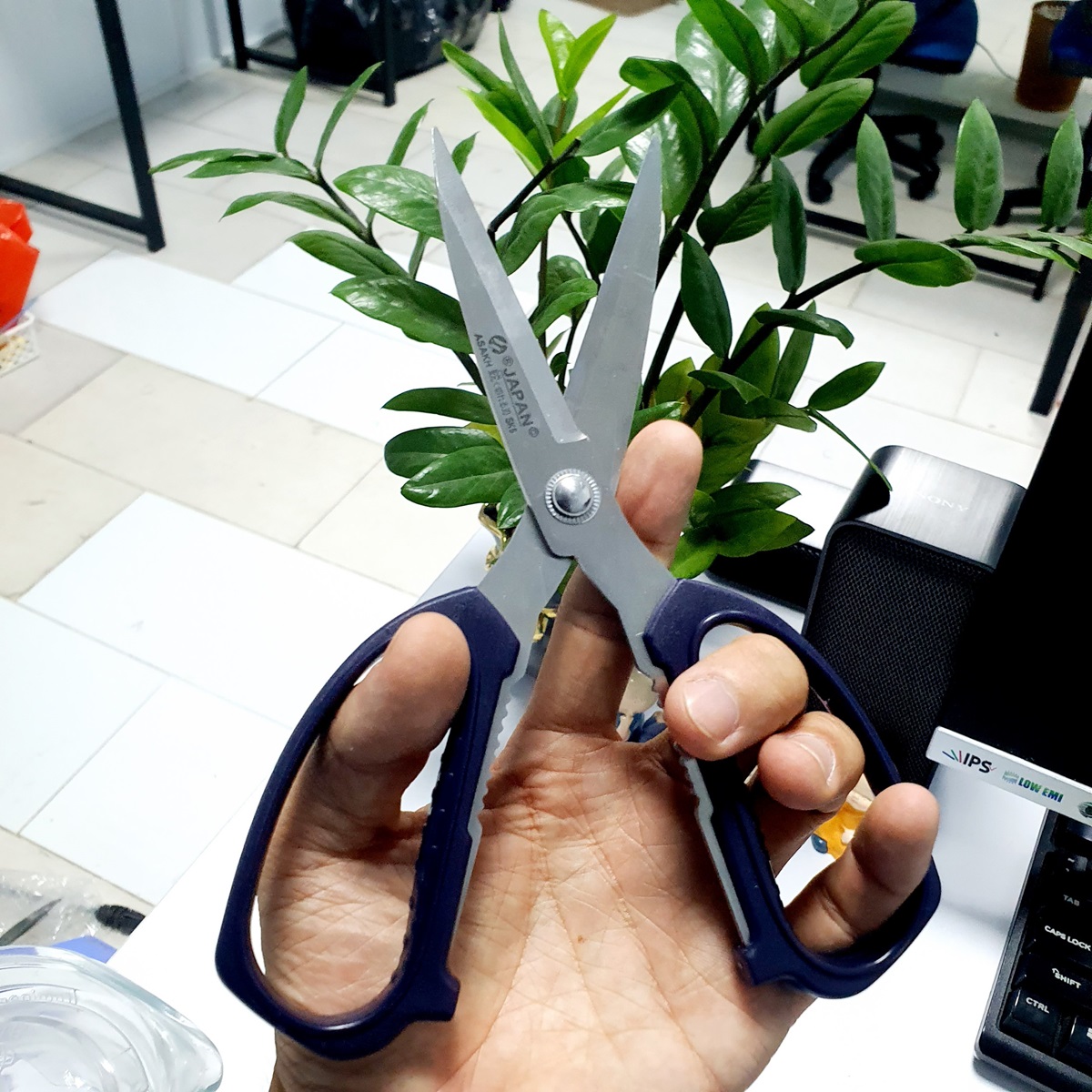 Kéo Inox Nhà Bếp Văn Phòng Cắt Thực Phẩm Đa Năng Size Trung A0232