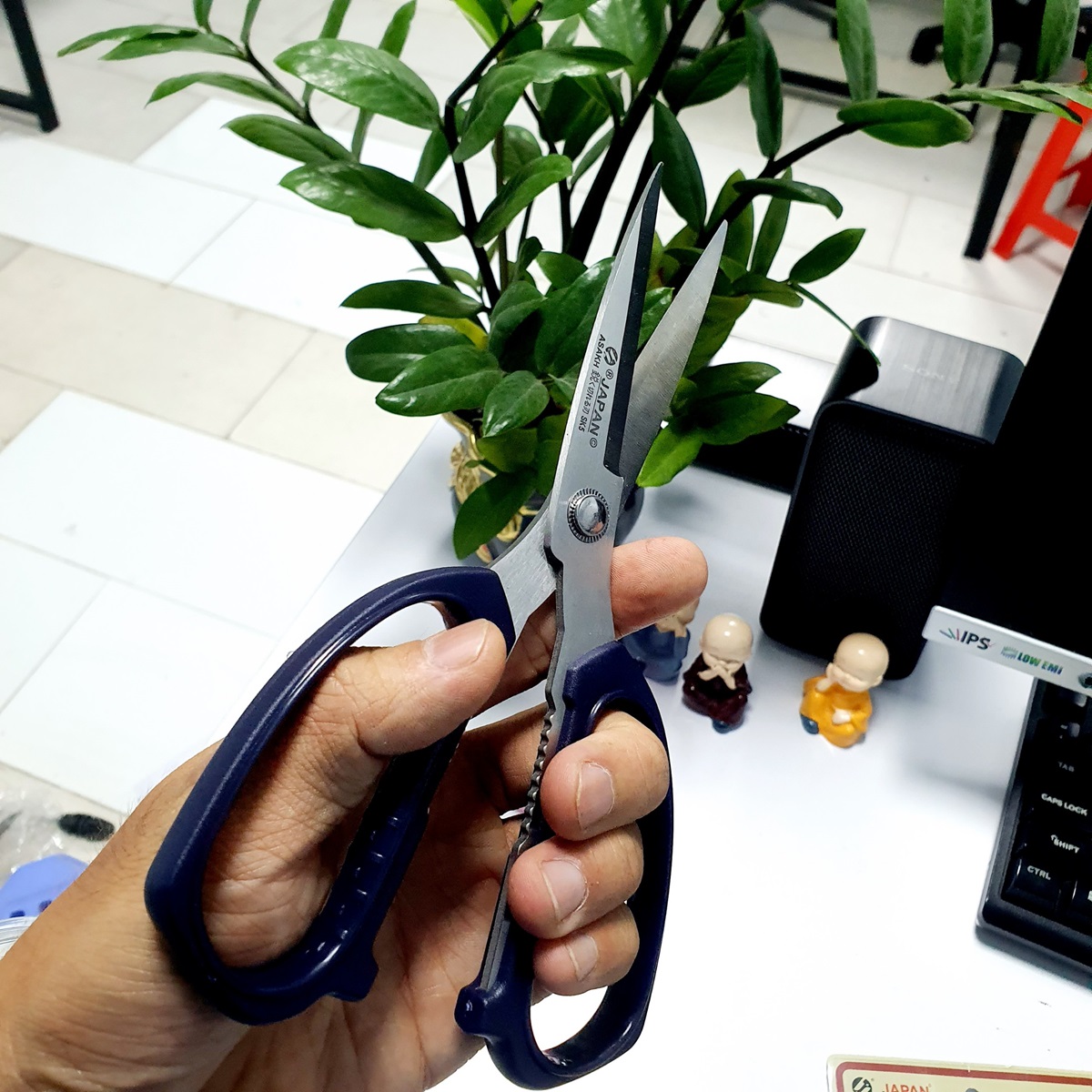 Kéo Inox Nhà Bếp Văn Phòng Cắt Thực Phẩm Đa Năng Size Trung A0232