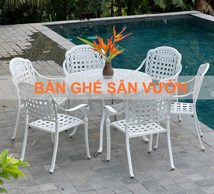Bàn ghế sân vườn