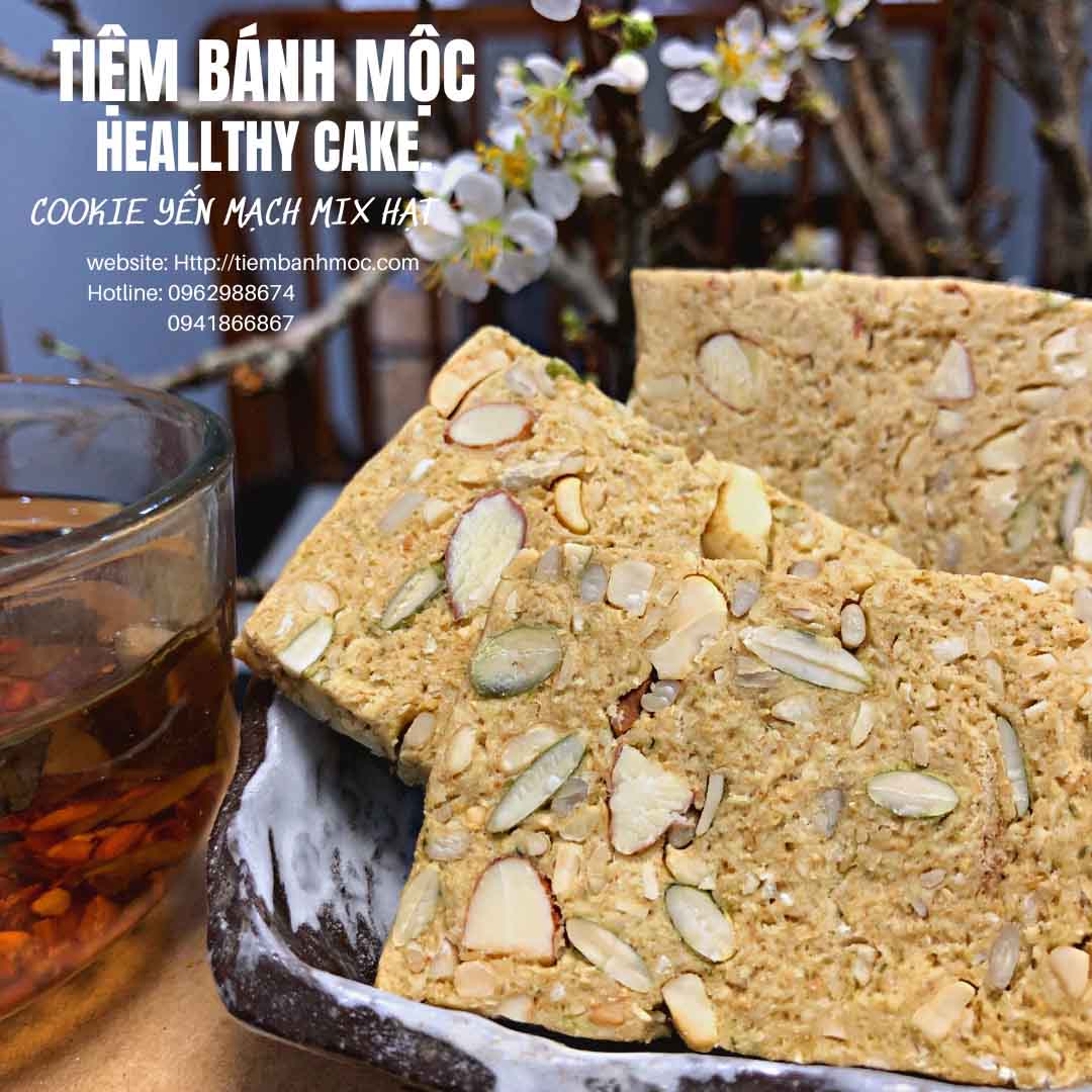 Cookie Yến Mạch Mix Hạt Tiểu Đường