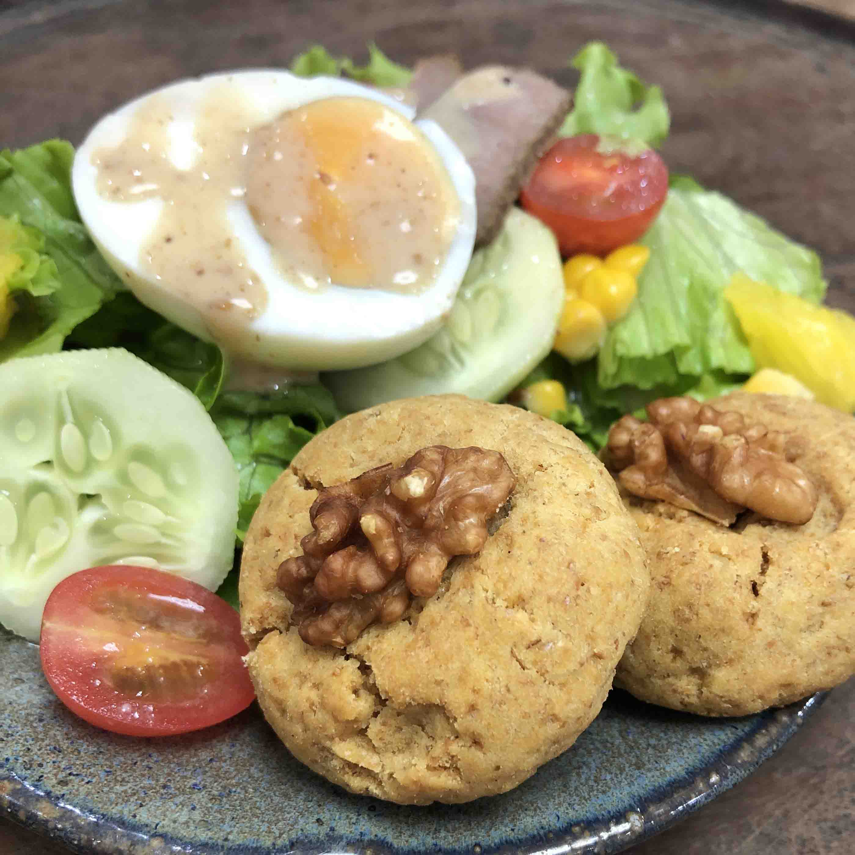 Bánh Quy Óc Chó Nguyên Cám