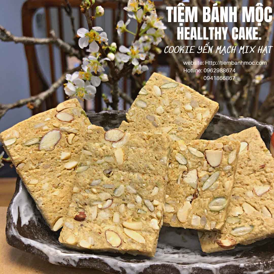Cookie Yến Mạch Mix Hạt Tiểu Đường