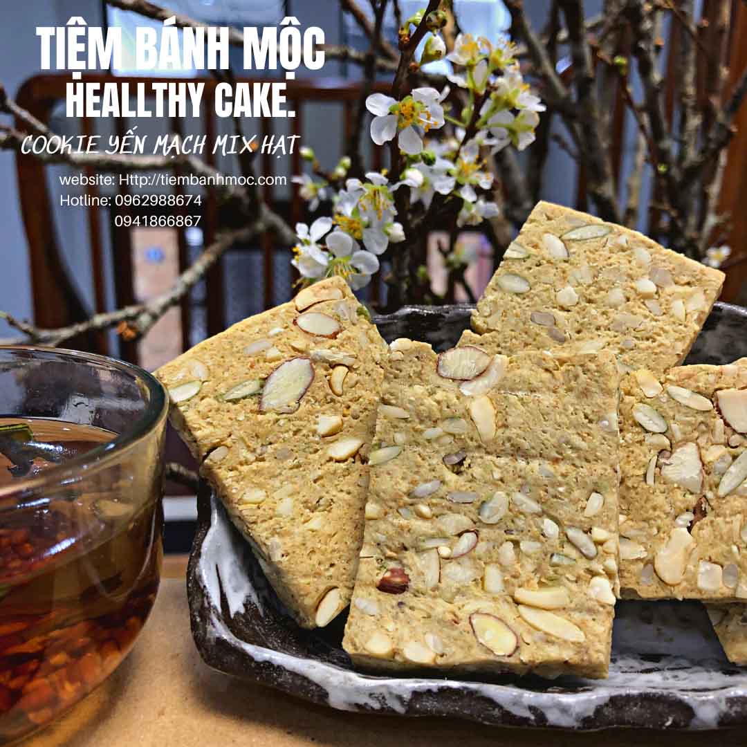Cookie Yến Mạch Mix Hạt Tiểu Đường