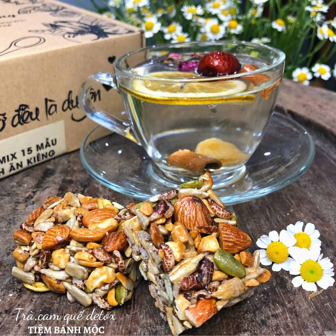 Trà cam quế detox