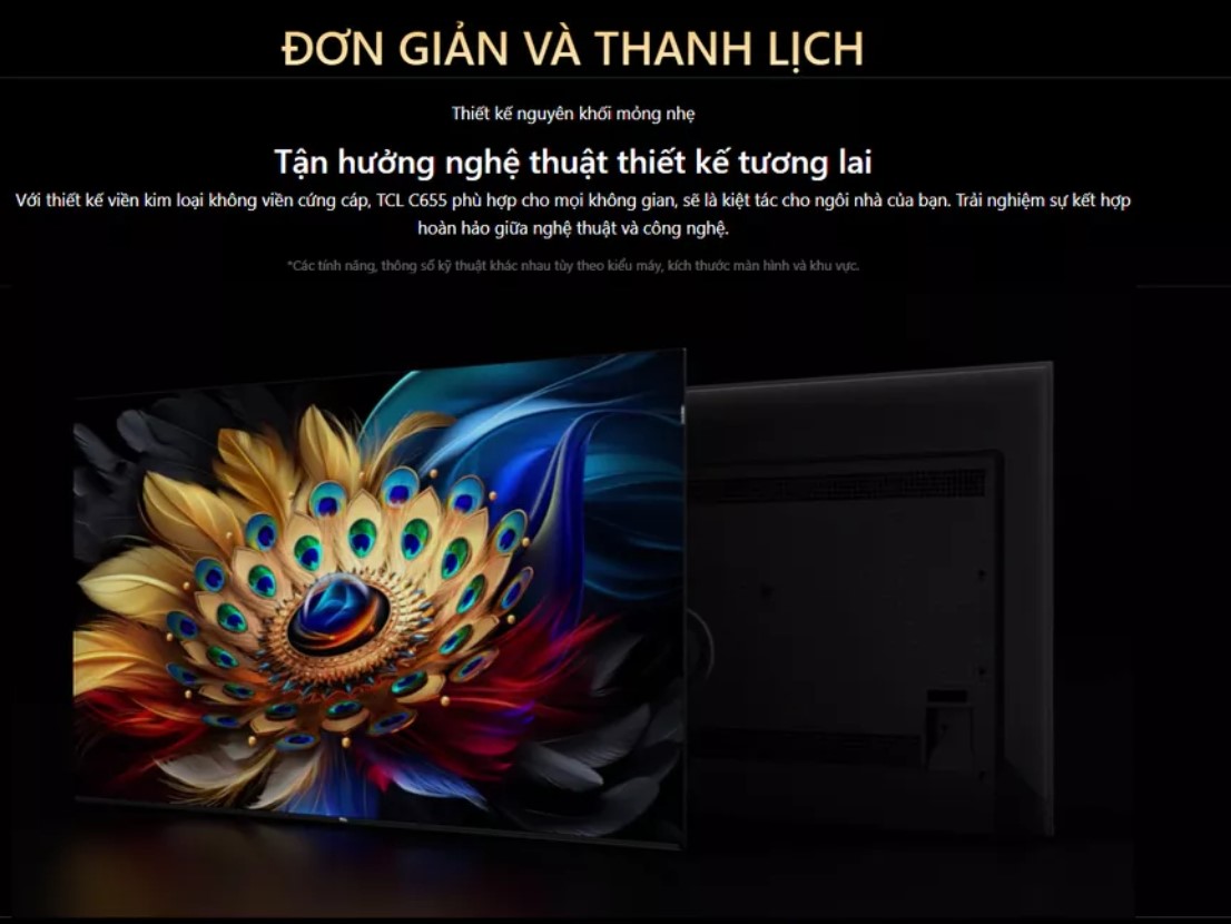 [2024] Google Tivi TCL QLED 4K 65 Inch 65C655 giá tốt, sẵn giao