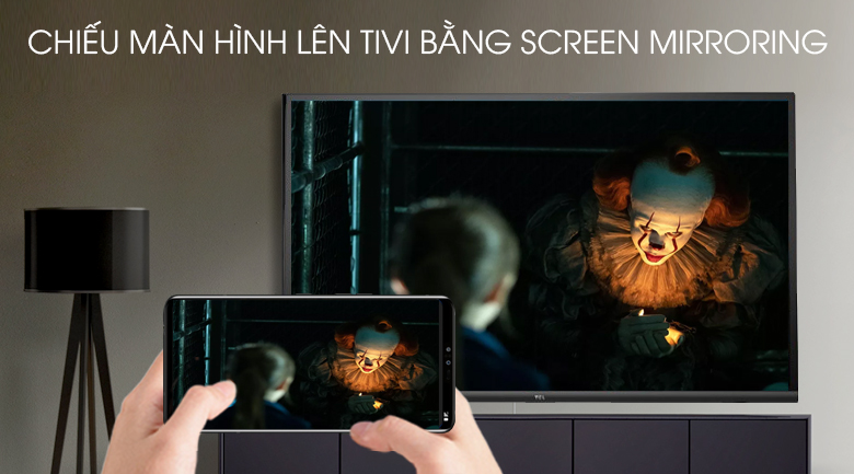 Android Tivi TCL 43 inch L43S5200 Mới 2021 thoải mái chia sẻ hình ảnh với thiết bị thông minh