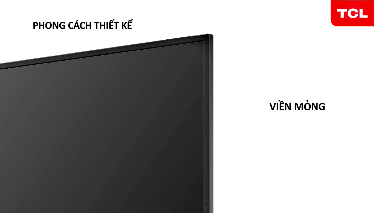 Android Tivi TCL 55 inch 4K 55P618 thiết kế thanh lịch