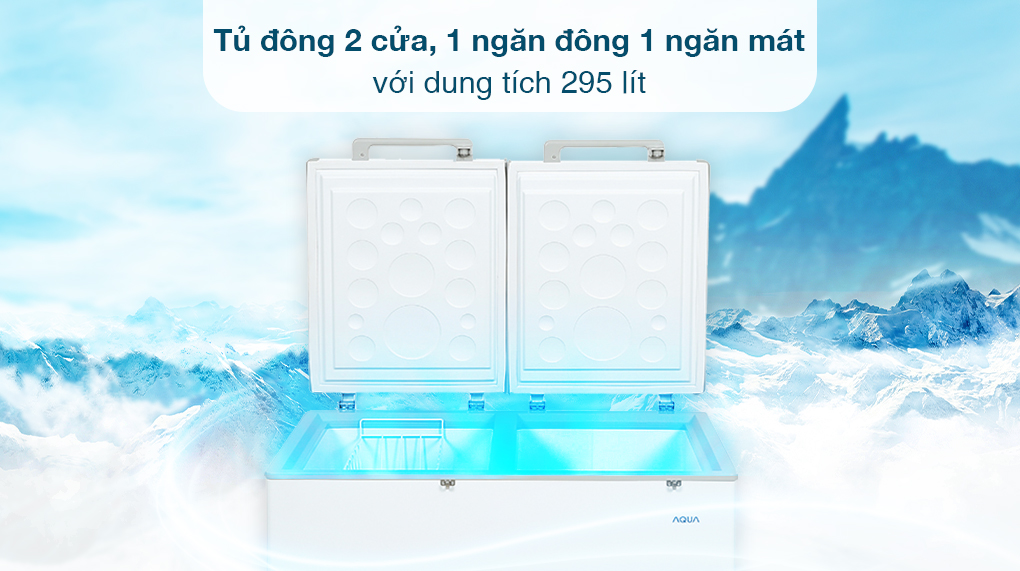 Tủ đông AQUA Inverter 295 lít AQF-C4202E